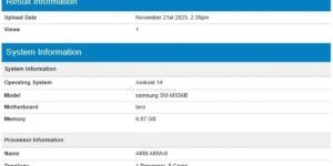 Galaxy M55 Appeared on Geekbench with New Processor