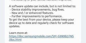 November Update Delivered to Galaxy S21 FE Snapdragon