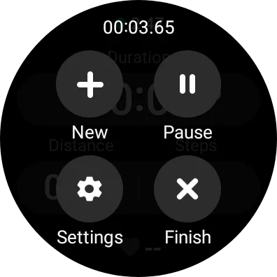 End Workout Galaxy Watch