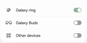 Galaxy Ring Spotted in Samsung’s Good Lock Module